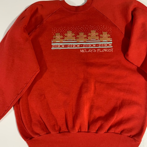 Vintage Mclay's Florist Christmas sweatshirt size XL. - Picture 7 of 8